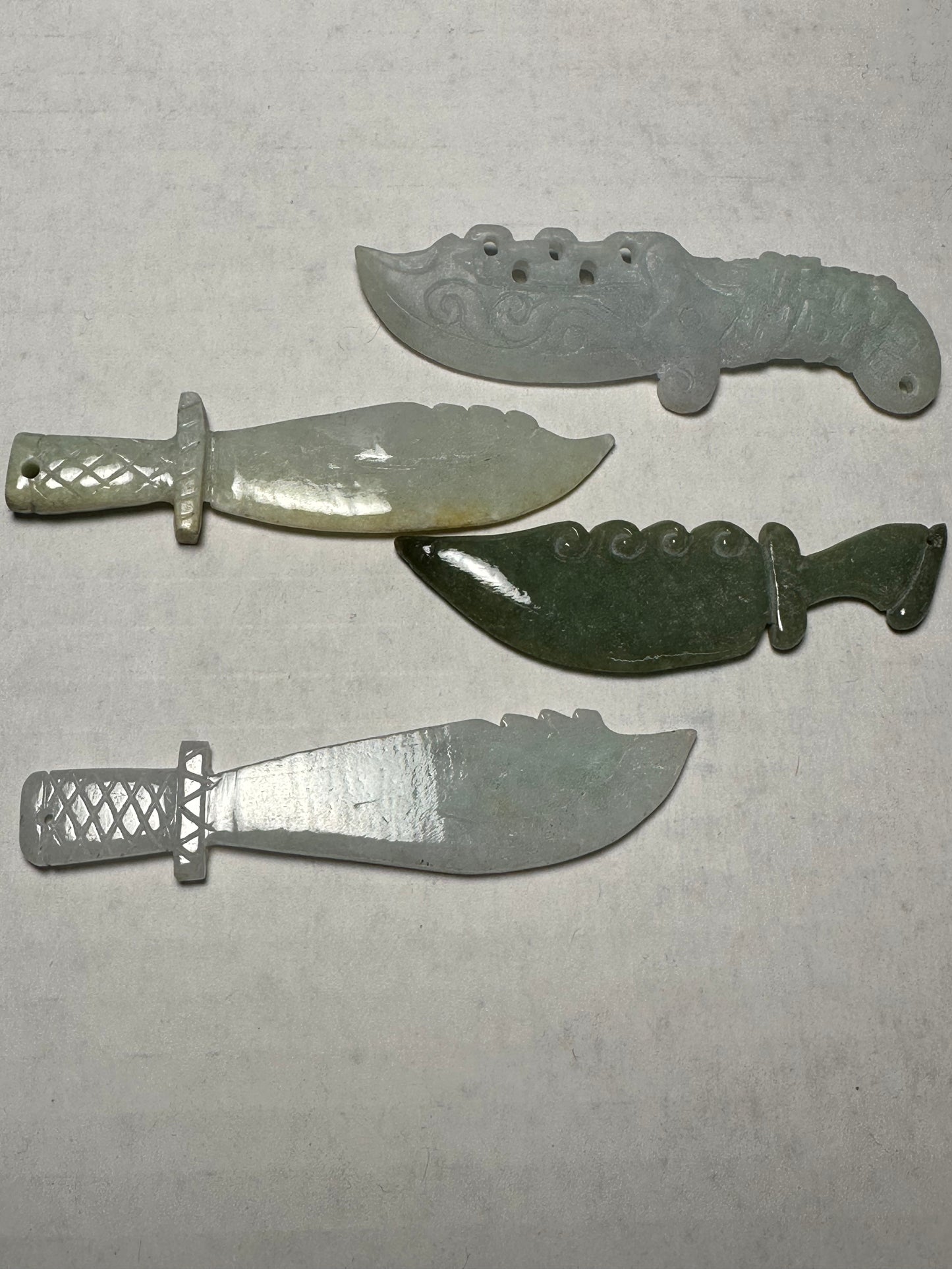 Burmese Jade Swords